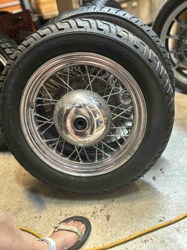 Harley-Davidson Spoked Motorcycle Wheel with Tire