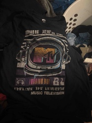 MTV 'Explore The Universe' Astronaut Helmet Graphic T-Shirt