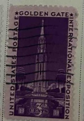 1939 Golden Gate International Exposition United States Postage Stamp