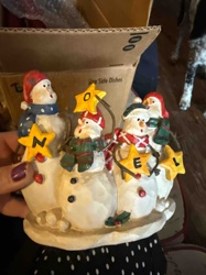 Snowmen 'NOEL' Figurine