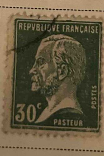 French Postage Stamp, Louis Pasteur, 30 Centimes
