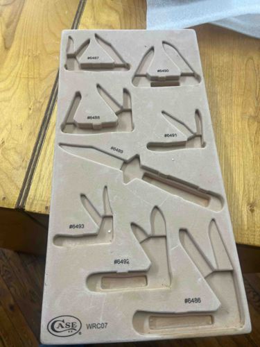 Case XX Empty Knife Felt Display Card WRC07