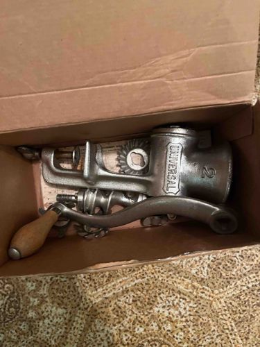 Universal No. 2 Cast Iron Meat Grinder