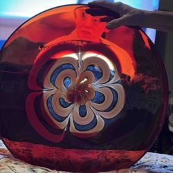 Art Glass Charger Plate or Platter