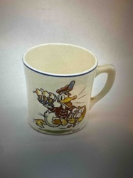 Vintage Disney Donald Duck Chef/Baker Ceramic Mug
