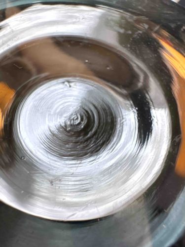 Hand-Blown Glass Vessel with Rough Pontil Mark