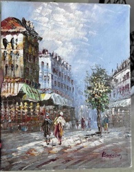Street Scene Painting
