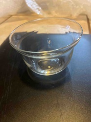 Clear Glass Asymmetrical Bowl/Vessel