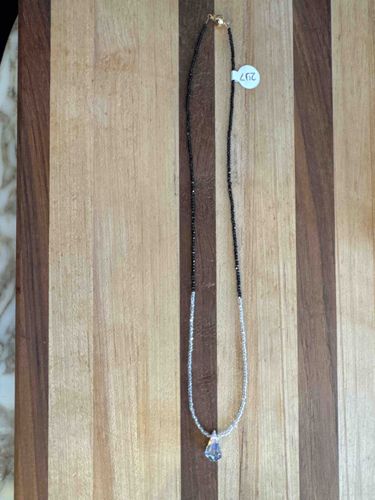 Swarovski Crystal Beaded Necklace with 14k Gold Clasp