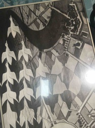 M.C. Escher's Day and Night Print