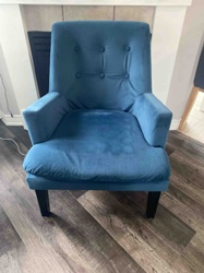 Tufted Velvet Accent Chair