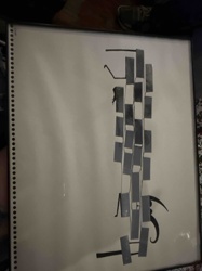 Framed Abstract Collage Art