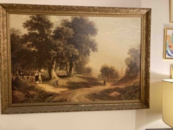 Classical Landscape with Figures and Pathway