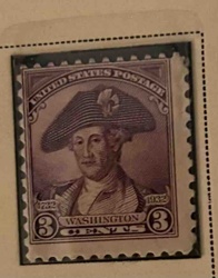 George Washington Bicentennial 3 Cent Stamp