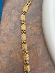 Filigree Bar Link Bracelet