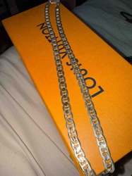 Sterling Silver Mariner Chain Necklace