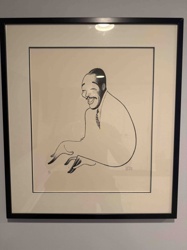 Count Basie by Al Hirschfeld (Framed Caricature Print)