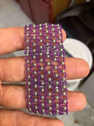 Two-Tone Seed Bead Woven Bracelet