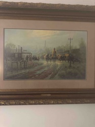 G. Harvey's 'Rainy Day in the City' Limited Edition Print (1980)