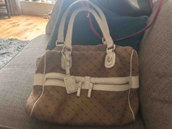 Tommy Hilfiger Monogram Satchel Handbag