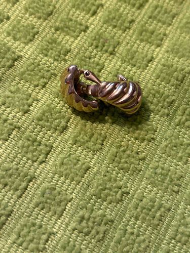 Single Earring or Jewelry Clasp Component