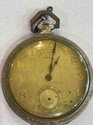 Gruen Pocket Watch with Gold-Tone Dial