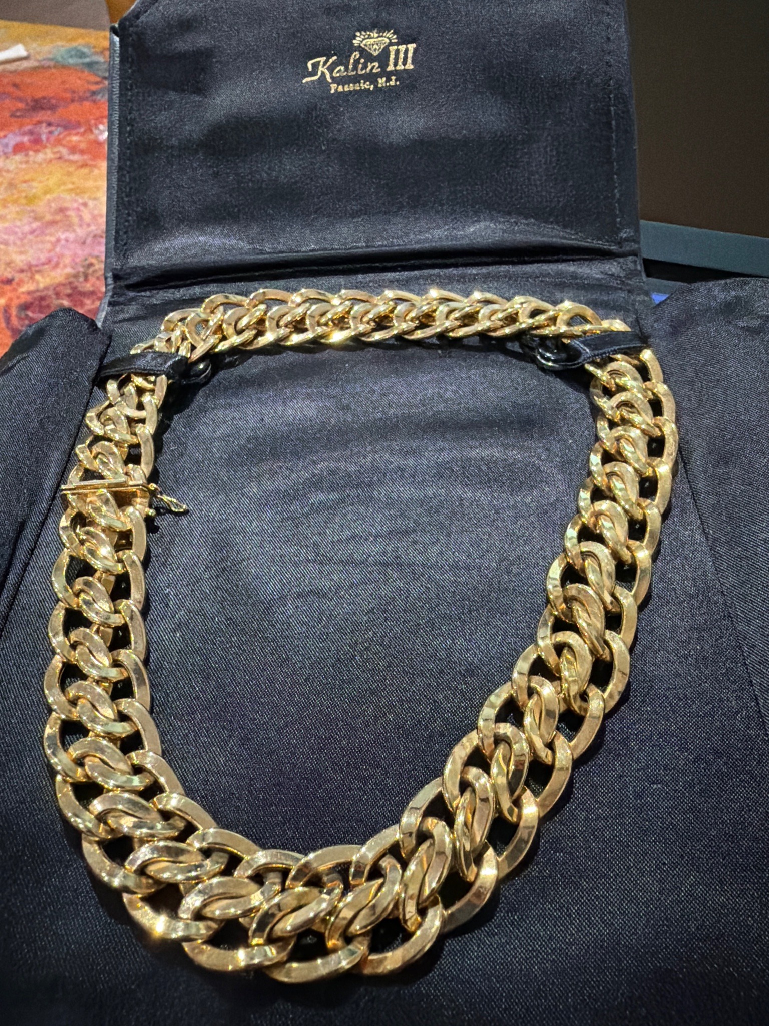 Submitted photo of Gold curb link necklace