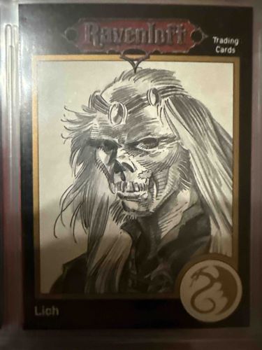 1991 TSR Ravenloft Trading Card - Lich