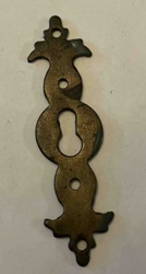 Decorative Brass Keyhole Escutcheon