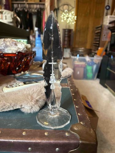 Crystal Dagger Sculpture