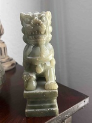Chinese Guardian Lion (Foo Dog) Carving