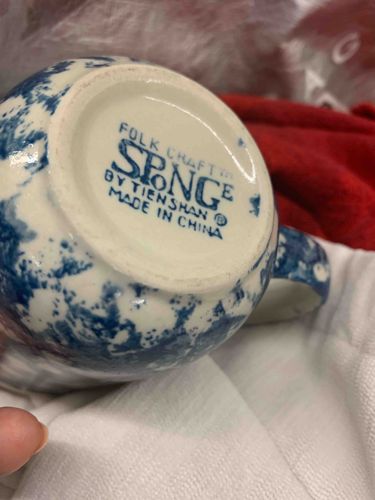Tienshan Folk Craft Spongeware Mug