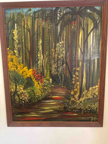 Jungle Path Oil Painting
