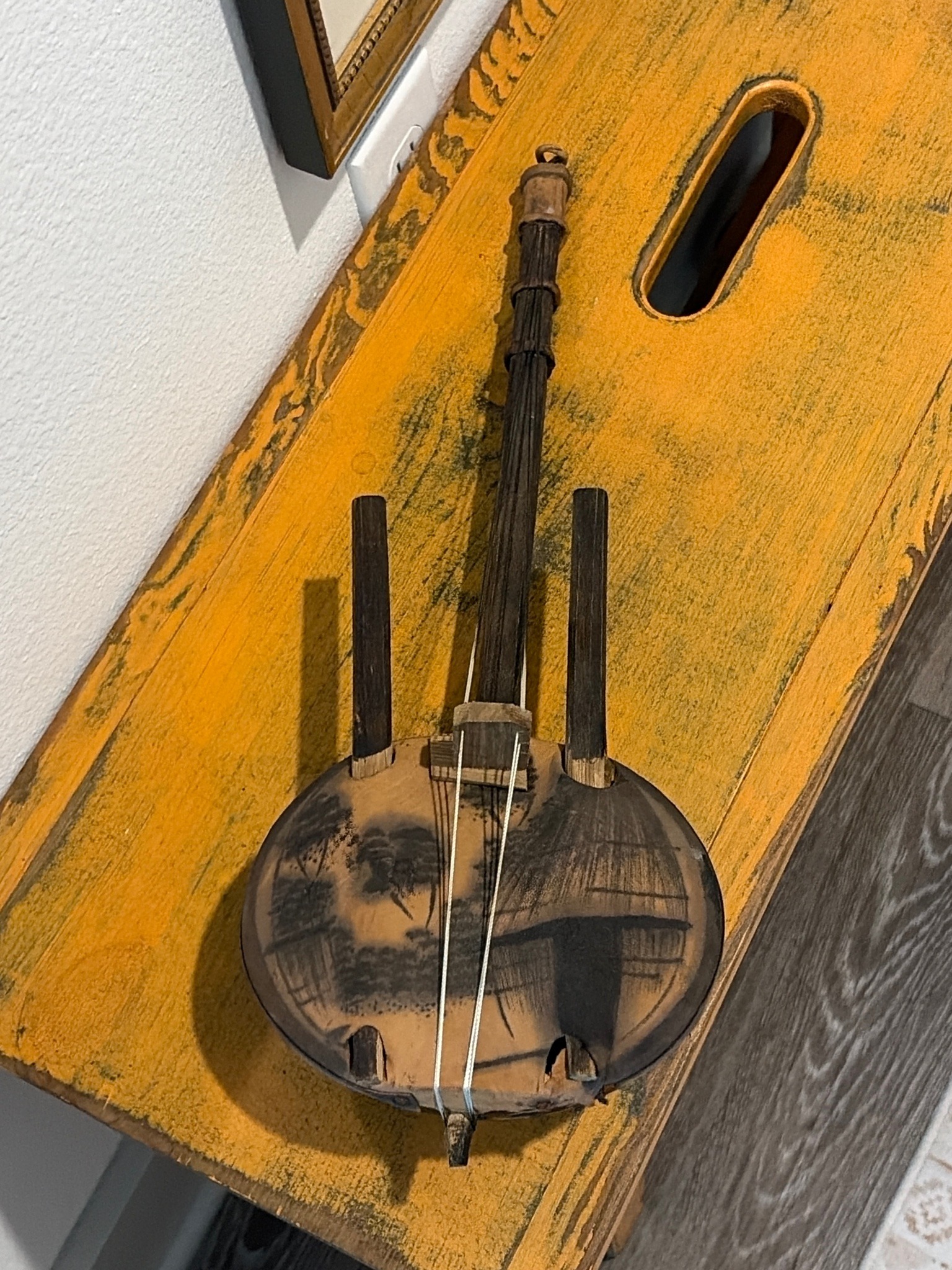 Submitted photo of Traditional three-stringed bowed spike fiddle