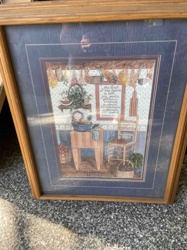 Framed 'The Fruit of the Spirit' Kitchen Art Print