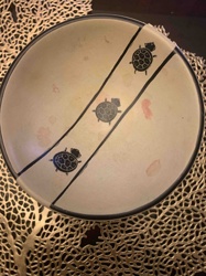 Decorative Bowl with Turtle Motif