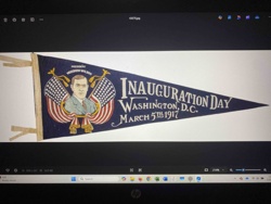 Woodrow Wilson 1917 Inauguration Pennant