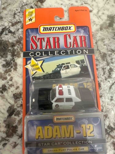 Matchbox Star Car Collection Adam-12 Grand Fury Police Car