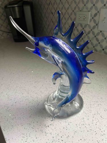 5th Avenue Crystal Blue Marlin Figurine