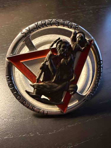 Vintage St. Kryštof / St. Christopher Motorist's Badge/Medal