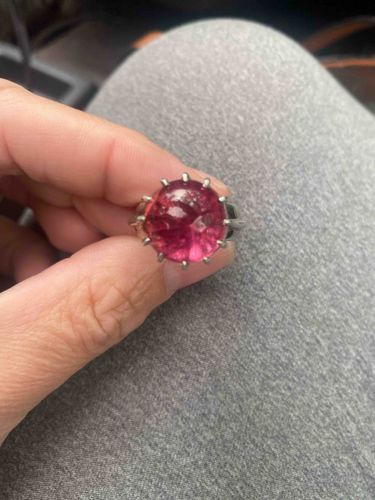 Pink Tourmaline Ring