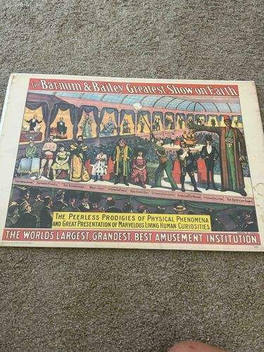 Barnum & Bailey The Greatest Show on Earth Poster