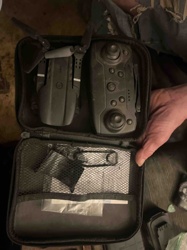 Foldable Drone with Remote Controller and Accessories in Carrying Case