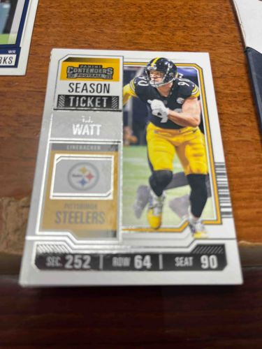 T.J. Watt Panini Contenders Season Ticket Football Card
