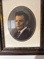 Framed Oval Portrait of a Man