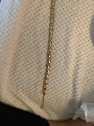 Gold-Toned Chevron Link Chain (Necklace or Bracelet)