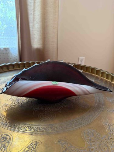 Art Glass Free-Form Bowl/Vase