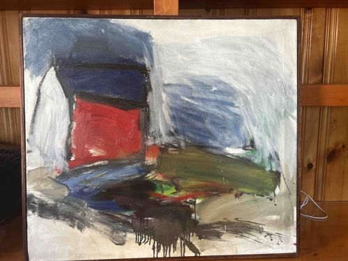 Mario Garcia, Barn Series, 1959, Oil on Canvas, #33