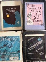 Collection of Four 8-Track Audio Cartridges