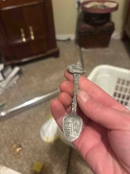 Souvenir Spoon with Rome and Vatican City Landmarks